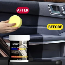 Car Interior Renewal Wax - Crystal Plating & Leather Restoration Cream