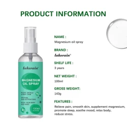 Skin Care Body Magnesium Oil Spray