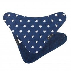 Bandana Bib | 4 Months to 3 Years | Navy Stars