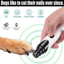 Rechargeable Pet Nail Grinder Soundless Good for Pet's Health