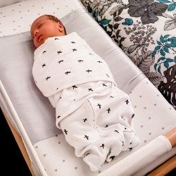 Dreamswaddle Baby Sleep Wrap | Black Cross