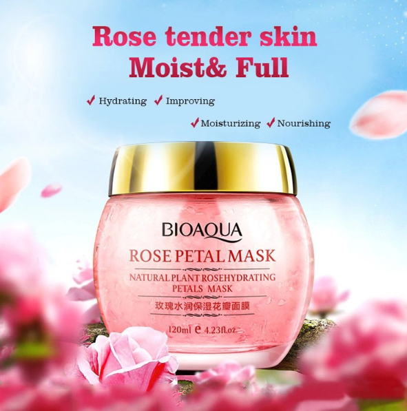 Rose Petal Mask Skin Care Sleep Mask