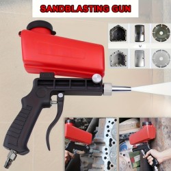 90psi Portable Gravity Sandblaster – High-Pressure Sand Removal Tool for Efficient Cleaning and Abrasive Blasting